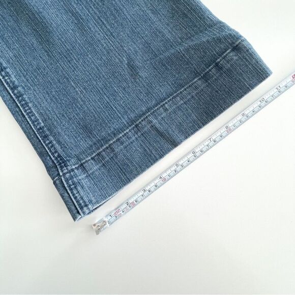 Reitmans Contrast Wide Leg Denim Trousers Blue Jeans Women's Size 5 NWT - Picture 8 of 9